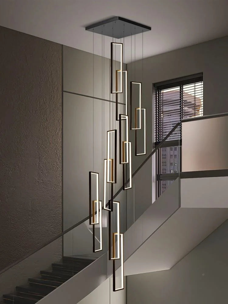 Afralia™ Nordic Luxury Loft LED Chandelier for Modern Villa Living