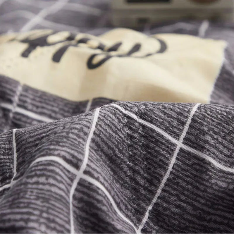 Afralia™ Nordic Printed Cooling Comforter Bedding for Adults- Soft Single Double Blankets