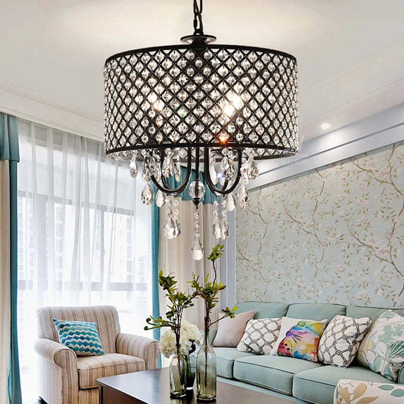 Afralia™ Crystal Ceiling Chandelier: Elegant Ceiling Light Fixtures for Home Décor