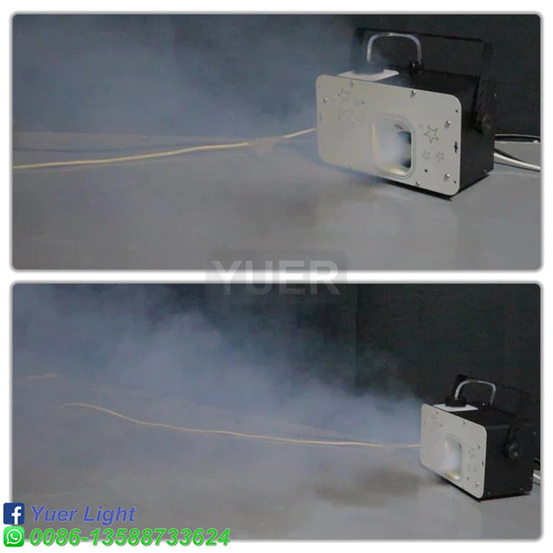 Afralia™ Mini Haze 800W Fog Machine for Nightclub DJ Party, DMX Theater Mist Hazer