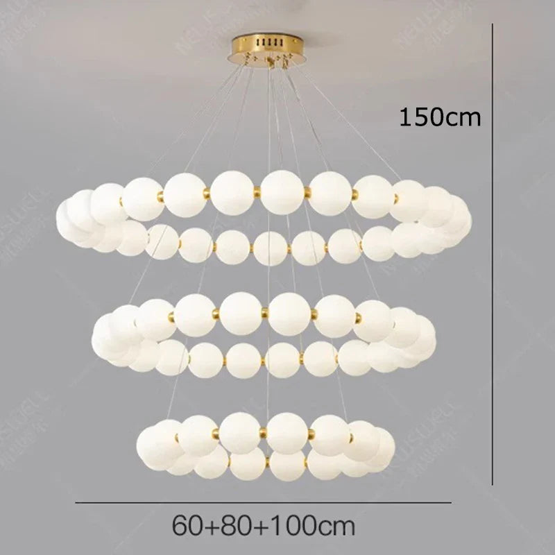 Afralia™ Modern LED Pendant Light Chandeliers for Living & Dining Room Decor