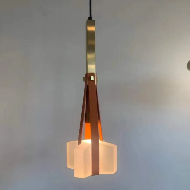 Afralia™ Clear White Resin Pendant Light: Height Adjustable for Bedroom, Dining Room, Kitchen.