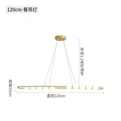 Afralia™ Gold Acrylic LED Ceiling Chandelier for Living Room Bedroom Pendant Lighting