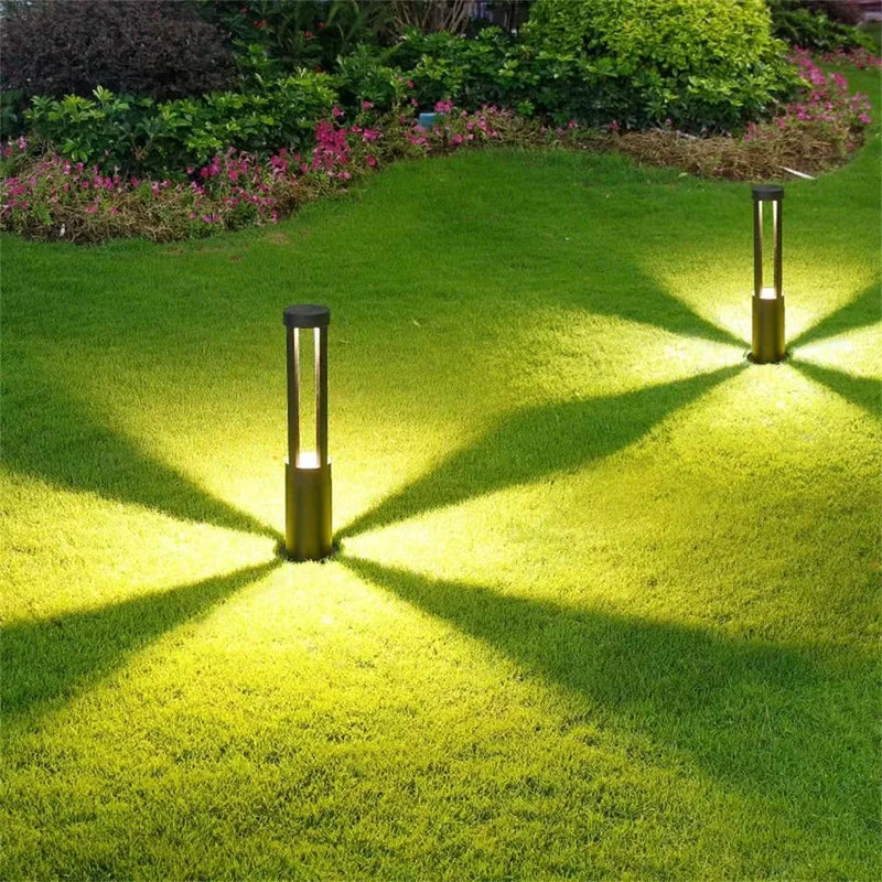 Afralia™ Aluminum LED Garden Light Waterproof Landscape Lamp for Outdoor Courtyard and Lawn