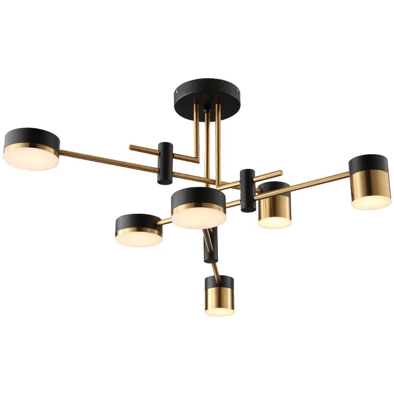 Afralia™ Nordic Chandelier Light Luxury Modern Minimalist Dining Room Creative Bedroom Lamp