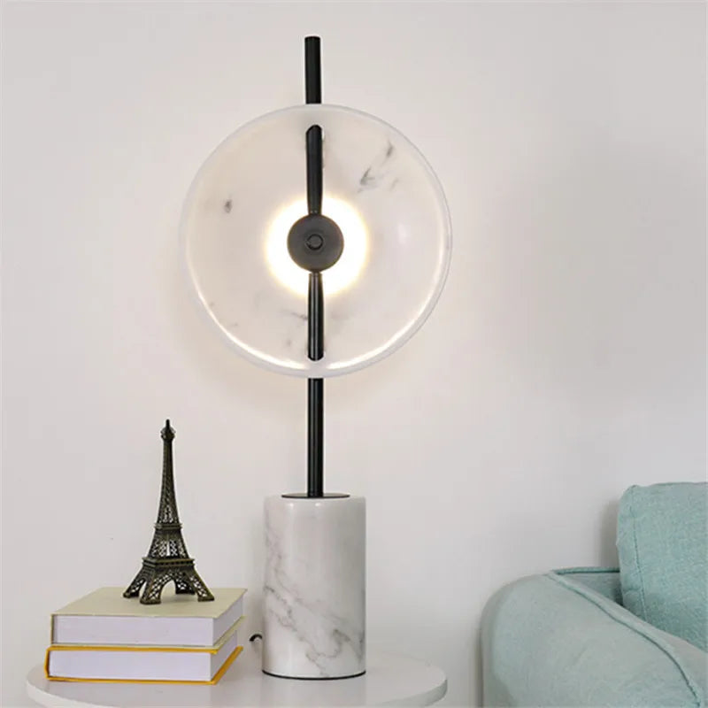 Afralia™ Mito Floor Lamp - White Marble Minimalist Design for Living Room Bedroom Hotel decor