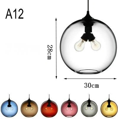 Afralia™ Colorful Glass Chandelier Light for Modern Living Room and Office