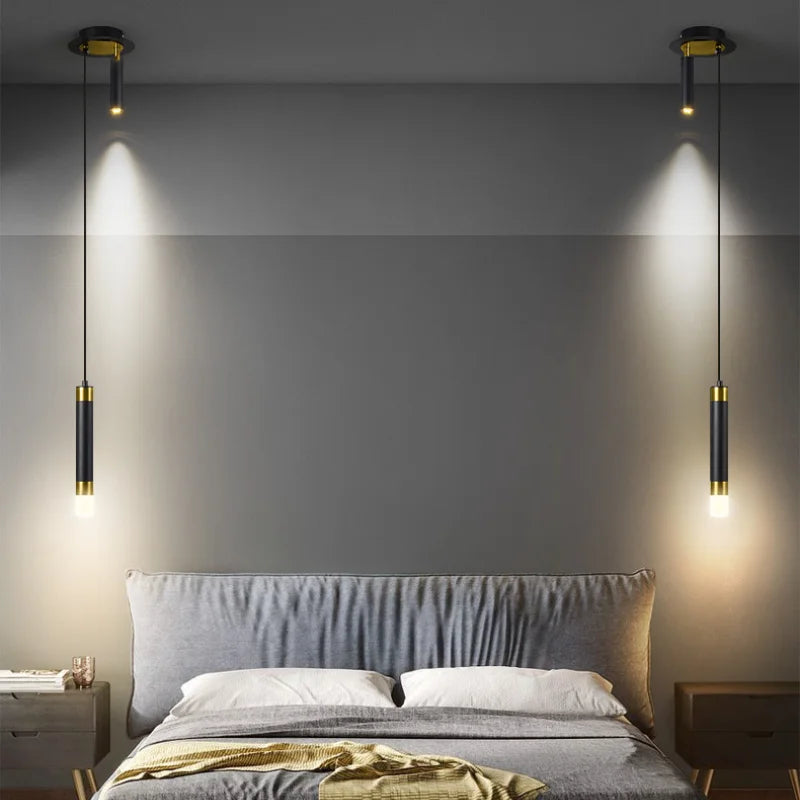 Afralia™ Rotatable Spotlight Pendant Lamp for Modern Bedroom, Living Room, and Kitchen Lighting