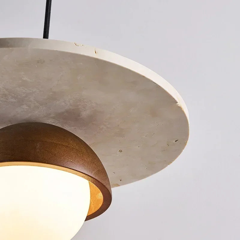Afralia™ Stone Pendant Light Chandelier for Home Decor
