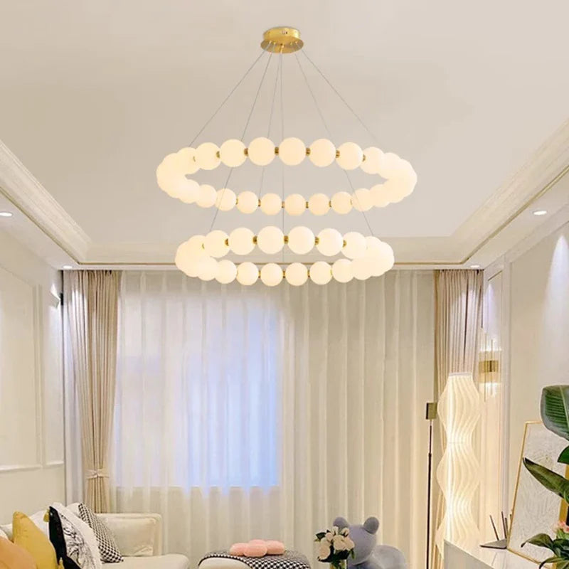 Afralia™ Modern LED Pendant Light Chandeliers for Living and Dining Room LED Hanging Lamps