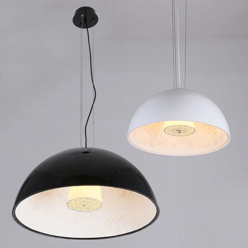 Afralia™ LED Pendant Light: Modern, Black/White/Gold, Indoor Decor, Hanging Chandeliers.