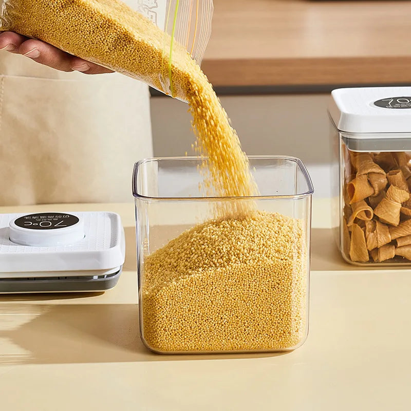 Afralia™ Cereal & Snack Storage Box: Moisture-proof Kitchen Container for Dry Goods