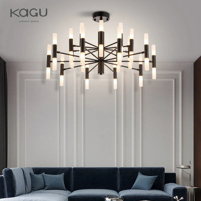 Afralia™ Nordic LED Pendant Chandelier: Modern Home Decor Light Fixture for Living Room, Bedroom & Restaurant