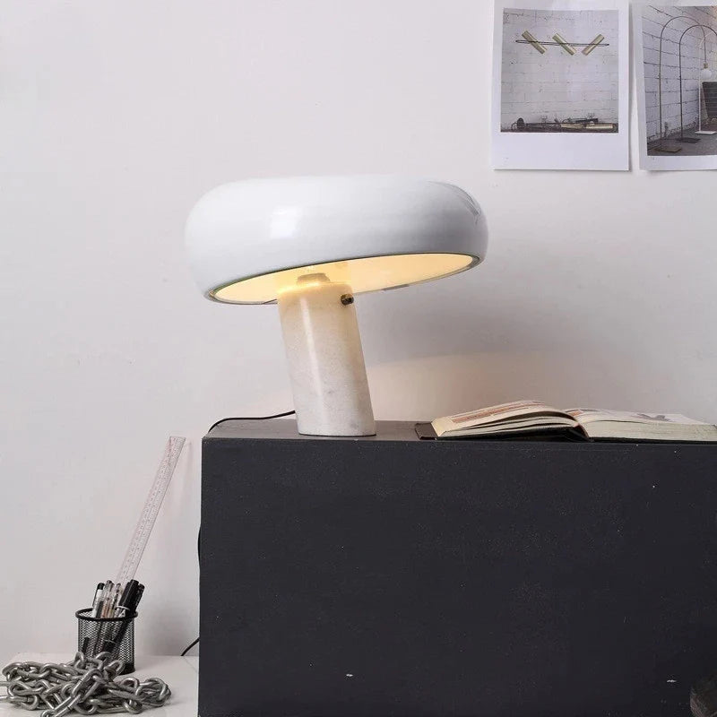 Afralia™ Mushroom LED Table Lamp - Orange Night Light for Kid's Bedroom and Study Desk