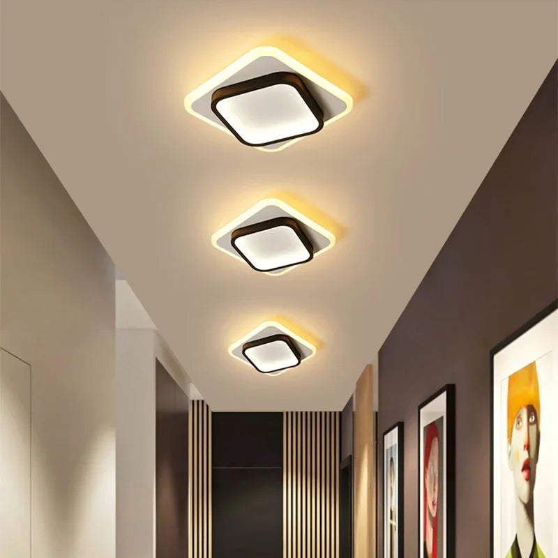 Afralia™ Modern LED Aisle Ceiling Light Chandelier - Stylish Illumination for Every Space