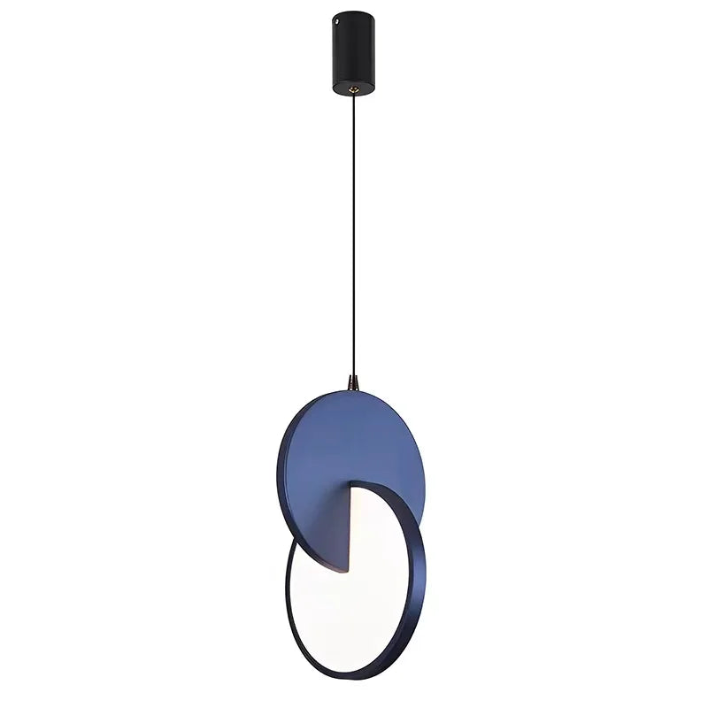 Afralia™ Modern 11W LED Pendent Lamp Acrylic Iron Bedroom Living Room Decor Light