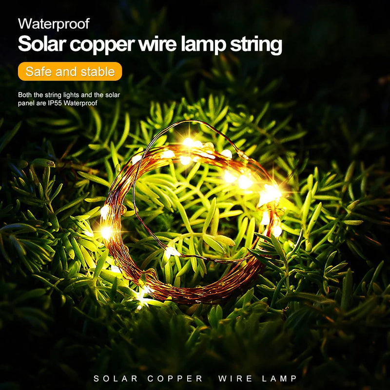 Afralia™ Solar Fairy Lights 300LED/200LED: Outdoor Waterproof String Lights for Garden, Wedding, Christmas