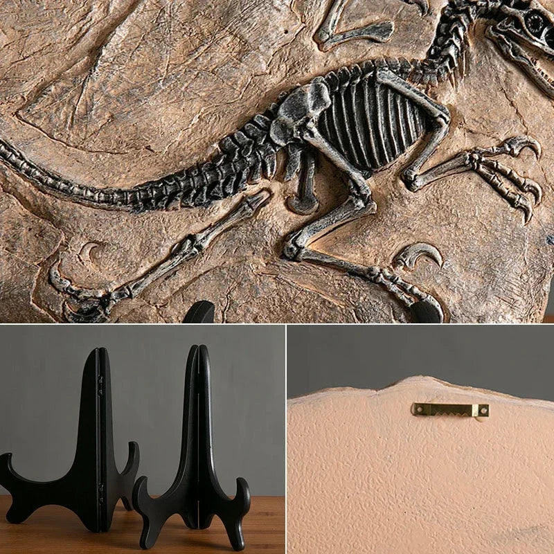 Afralia™ Dino Fossil Resin Craft: Retro Animal Statue, Indoor Living Room Decor & Gift