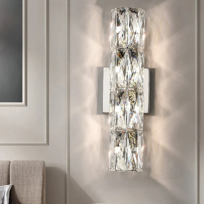 Afralia™ K9 Crystal LED Wall Lamp: Modern Luxury Nordic Sconces for Home Lighting