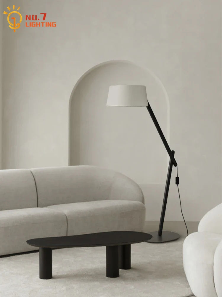 Afralia™ Solid Wood Floor Lamp LED E27 for Living Room Sofas Bedroom Study Area