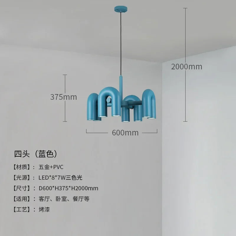 Afralia™ Nordic Chandelier: Adjustable Pendant Lights, Ceiling Hanging Lamp
