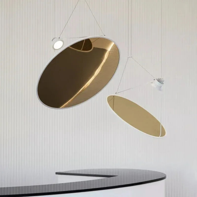 Afralia™ Nordic Minimalist LED Pendant Chandelier for Living, Dining, and Study Room