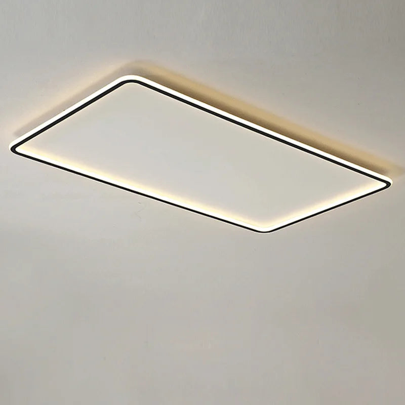 Afralia™ Square LED Ceiling Chandelier for Home Decor & Living Room Lighting