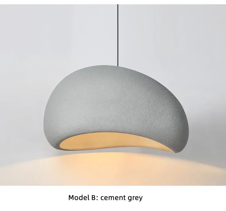Afralia™ Nordic Wabi Sabi LED Pendant Light for Modern Spaces