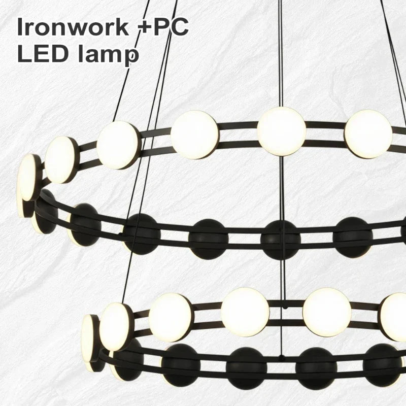 Afralia™ Modern Minimalist Round Pendant Light for Dining Living Room Bedroom Décor