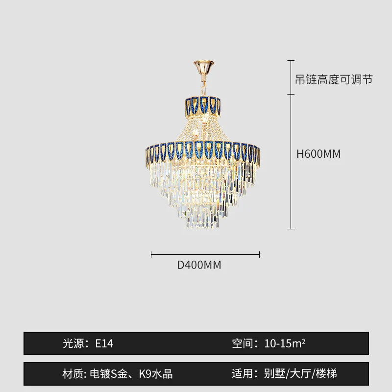 Afralia™ Shell Art Color Chandelier Luxury Lighting for Living & Dining Rooms