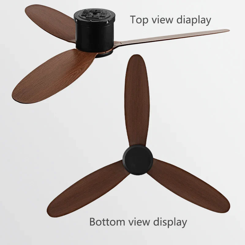 Afralia™ Black Modern DC Ceiling Fan Remote Control for Office Living Room