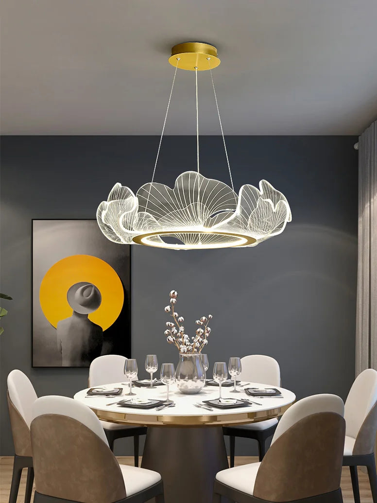 Afralia™ Modern Nordic Pendant Chandelier Ceiling LED Lamp for Home Decor Lighting