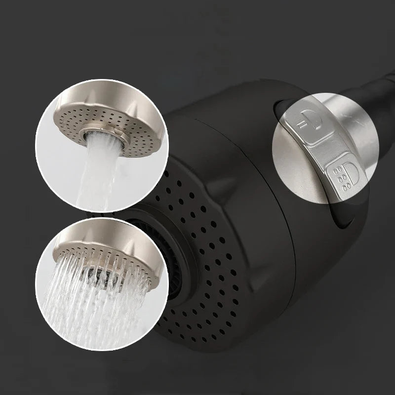 Afralia™ Stainless Steel Wall-Mounted Kitchen Sink Faucet with 2 Modes Mixer