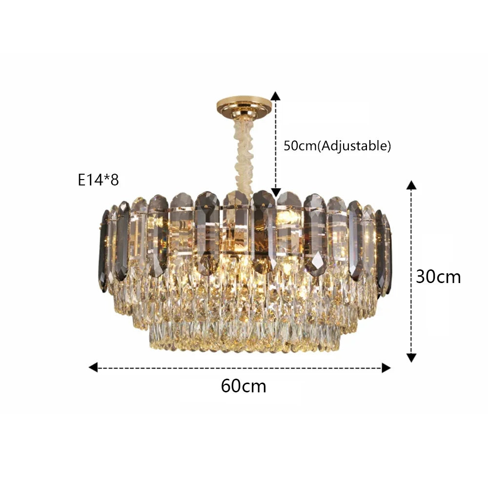 Afralia™ Crystal LED Wall Lamp: Minimalist Luxury Lighting for Living Room TV Background