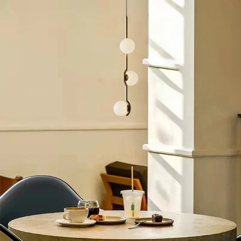 Afralia™ Modern Glass Pendant Light with G9 Bulb