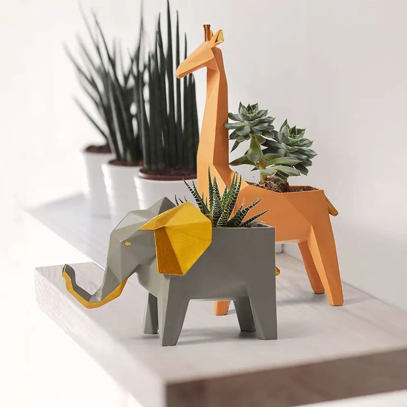 "Afralia™ Giraffe 3D Papercraft Sculpture for Home & Office Decor - Handmade Origami Model"