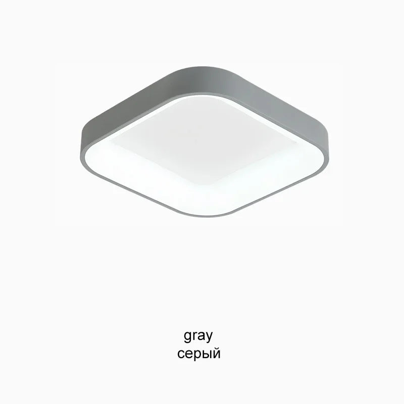 Afralia™ Nordic LED Ceiling Lights Dimmable for Home Decor Luminaires