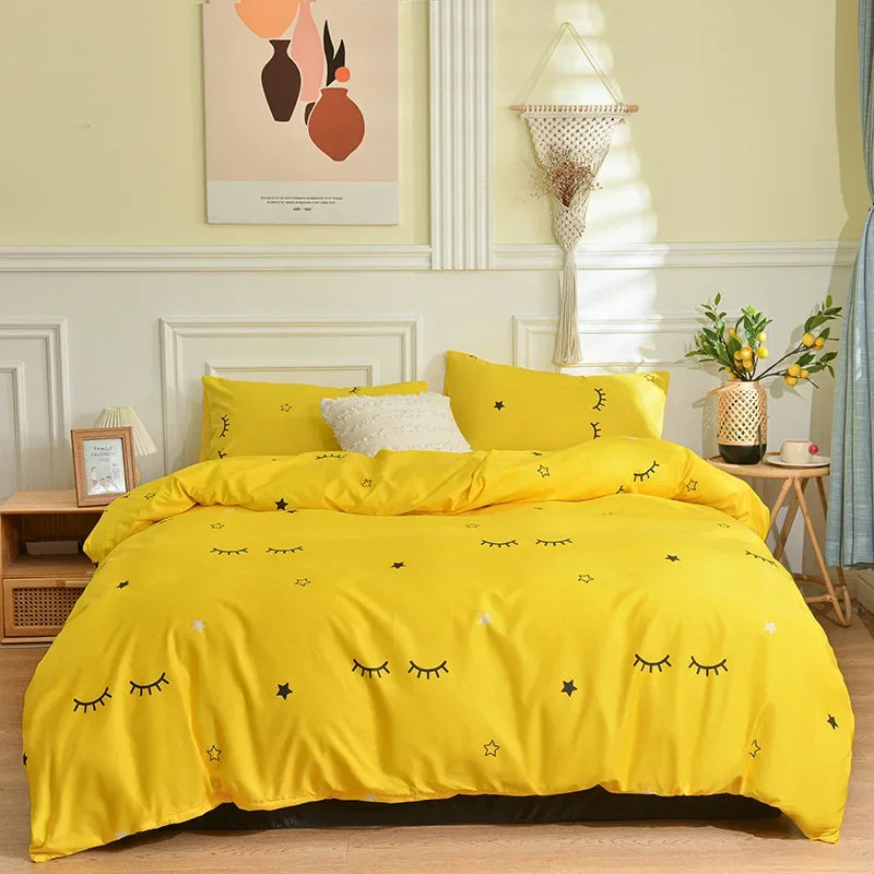 Afralia™ Butterfly Print Bedding Set - Duvet Cover, Bed Sheets, Pillowcases