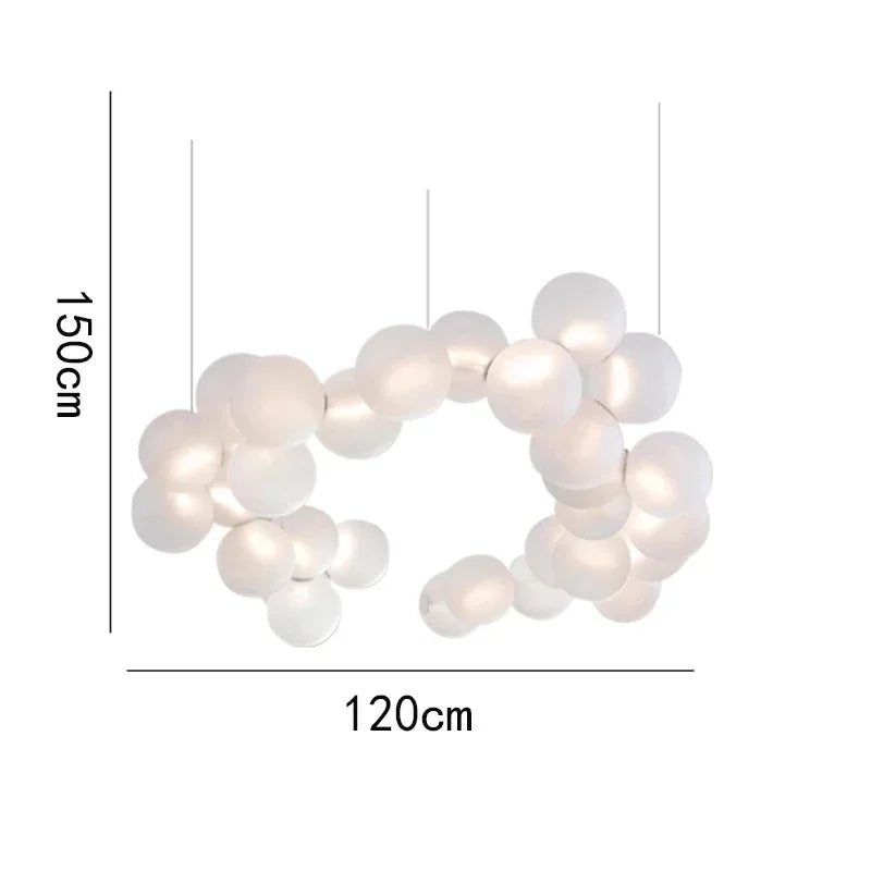 Afralia™ Modern LED Pendant Chandeliers for Living Room & Dining Room Lighting