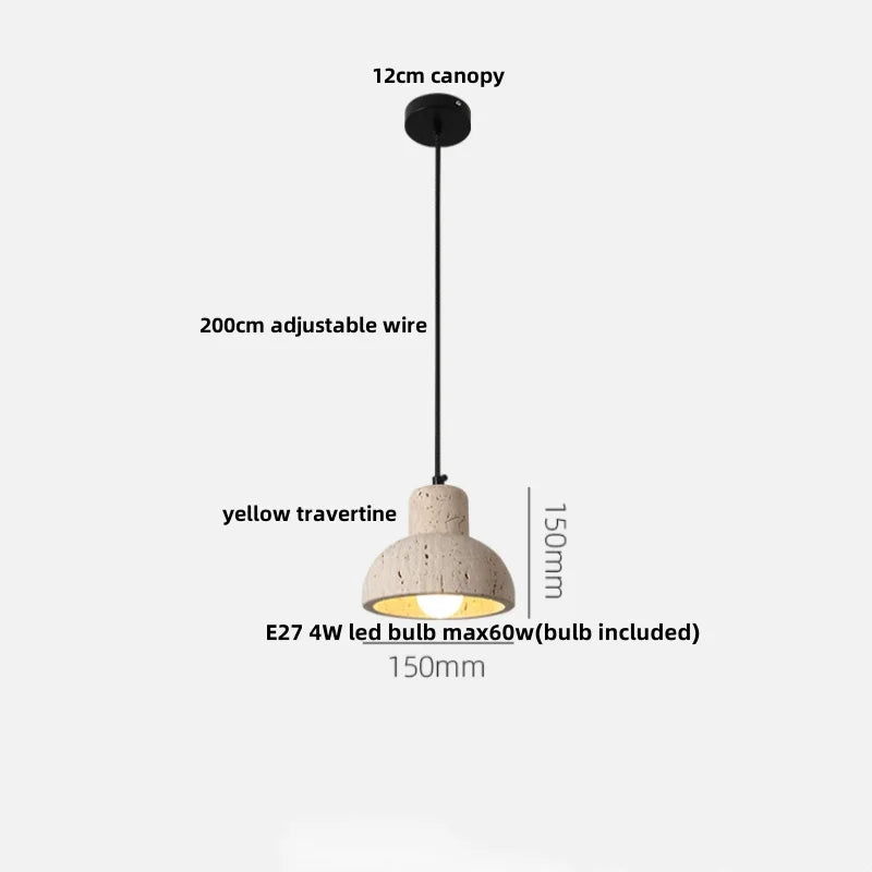 Afralia™ Cave Stone LED Pendant Lamp - Nordic Modern Hanging Light