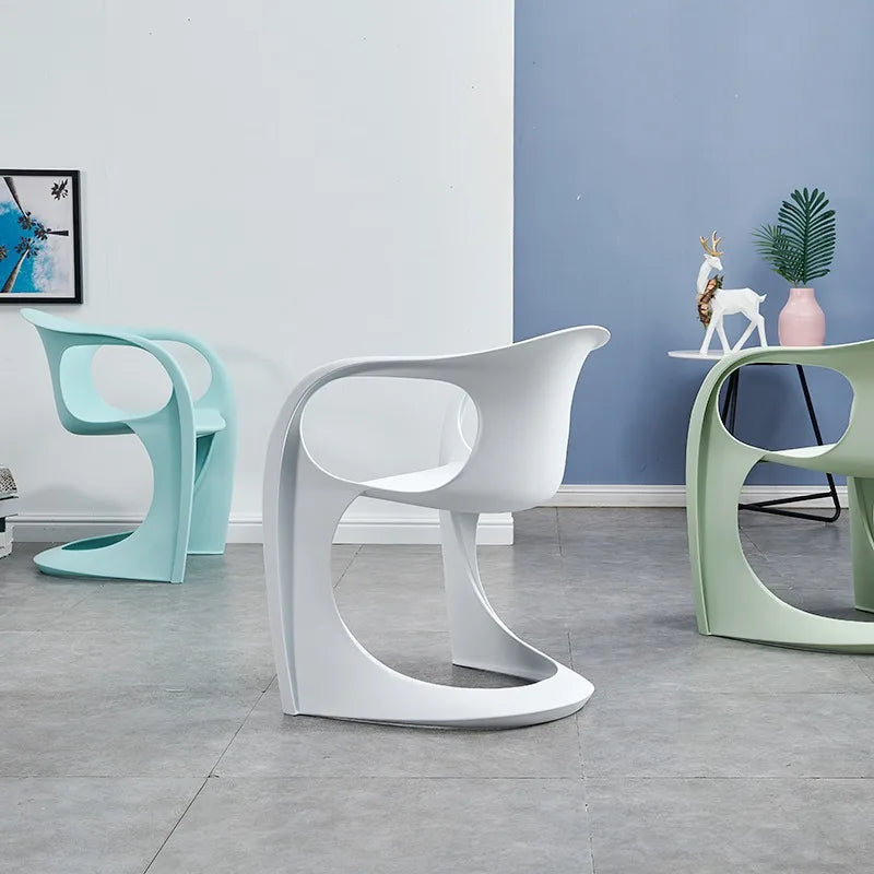 Nordic Acrylic Dining Chair by Afralia™ - Designer Pan Dong Chair for Living Room