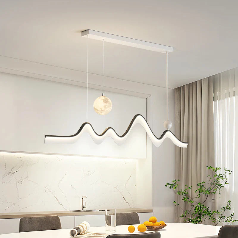Afralia™ LED Chandelier: Modern Minimalist Pendant Light for Dining Room, Kitchen, Home Lighting