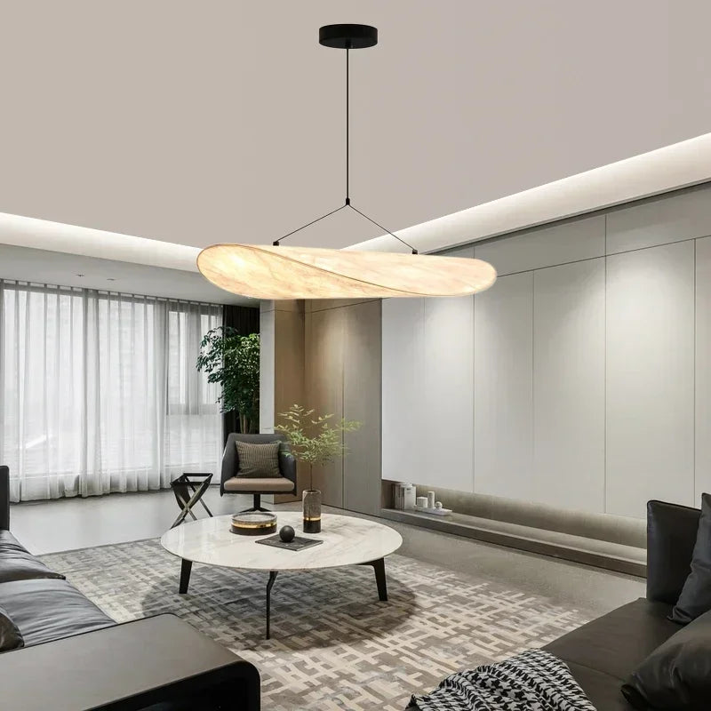 Afralia™ Silk Pendant Chandelier: Modern Dining Room Hanging Light