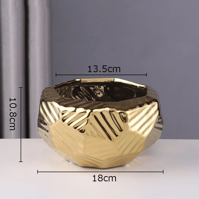 Afralia™ Ceramic Vase Modern Decor Ornaments Pot Plants Flower Arrangement Ornamental Decor vase