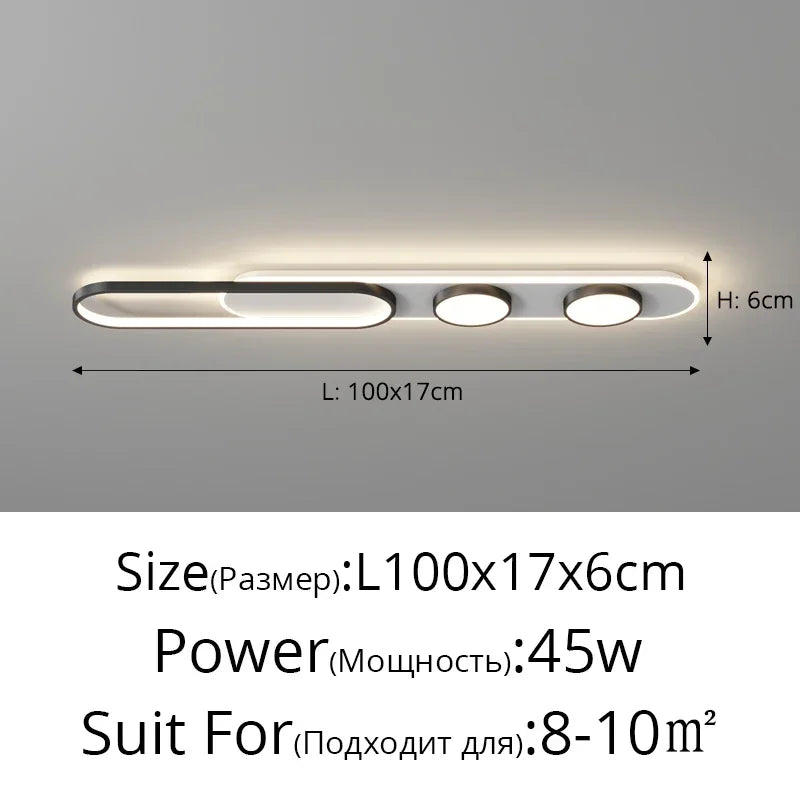 Afralia™ Nordic LED Ceiling Light for Modern Indoor Home Decor