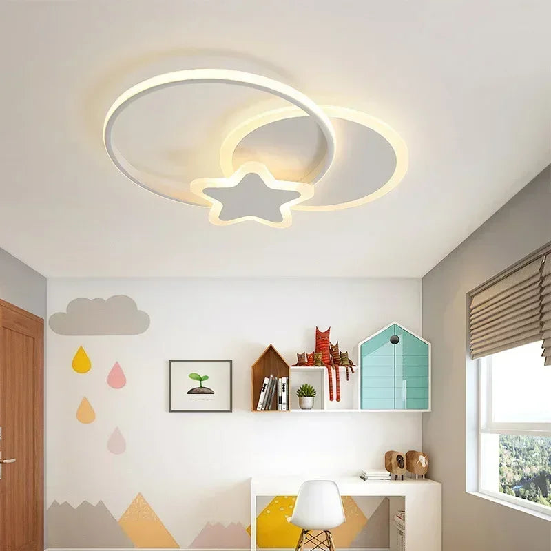 Afralia™ LED Children Room Ceiling Chandelier Indoor Lighting Fixture