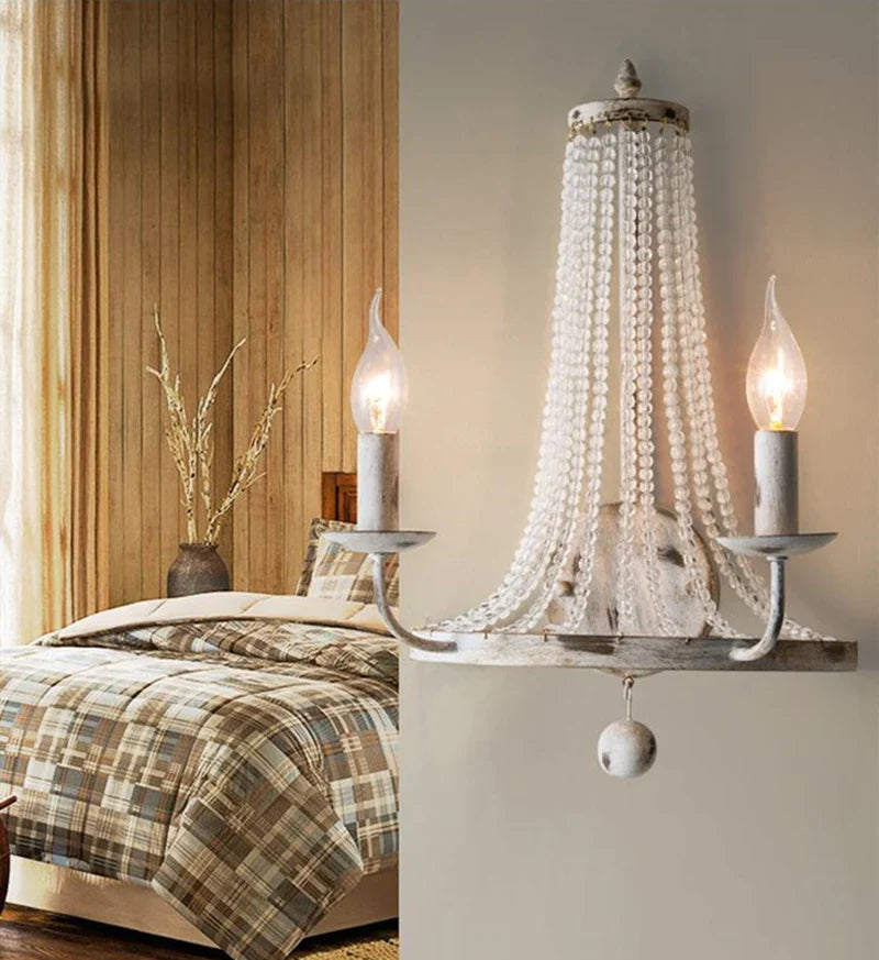 Afralia™ Crystal Tassel Wall Lamp: Elegant LED Lighting for Home, Hotel, and Lobby Decor