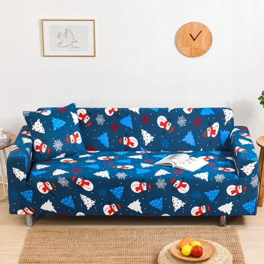 Afralia™ Mandala Stretch Sofa Cover Slipcover Spandex Couch Protector