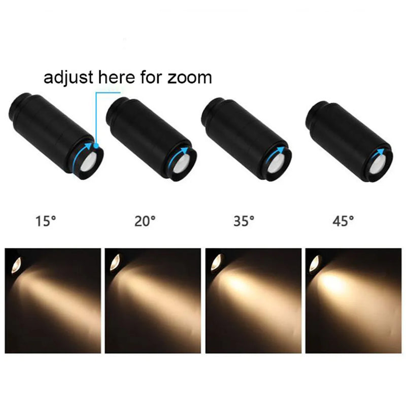 Afralia™ Adjustable Beam LED Track Light for Home, Store, Shop, Mall Lighting