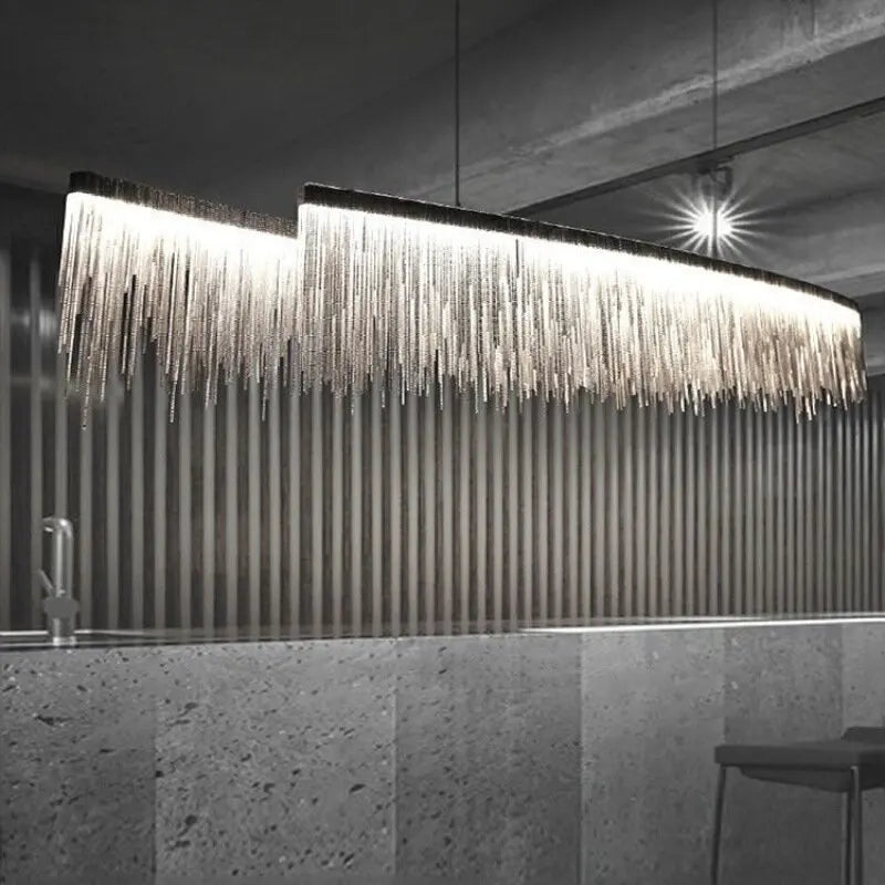 Afralia™ Tassel Chandeliers: Luxury Lighting for Home, Restaurant, and Hotel Settings